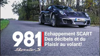 Installation d’un échappement SCART et du PSE. Objectif Sportivité pour ce Porsche Boxster S !