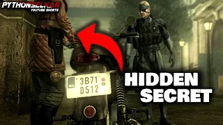 Secret MGS4 Detail revealed 14 YEARS Later! It finally explains...