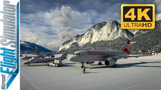 [4K] ULTRA GRAPHICS | SPECTACULAR landing Innsbruck | Xbox series X |Microsoft Flight Simulator2020