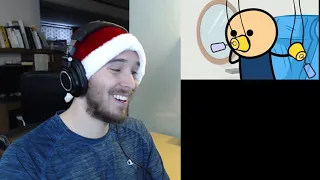 YOU WILL LAUGH! - Reacting to Cyanide & Happiness Compilation   #1