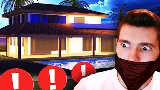 ENTREI NA CASA DE NOITE!!! (MEDO) - Thief Simulator