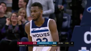 Highlights | Andrew Wiggins With 25 Points & 6 Rebounds vs. Heat (10.27.19)