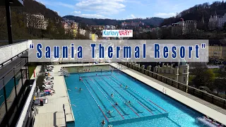 Бассейн под открытым небом Saunia Thermal Resort в Карловых Варах | Karlovy VARY | Мир саун