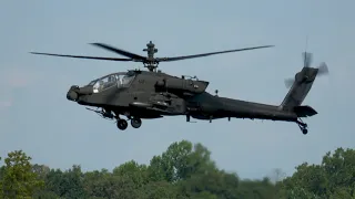 Up Close Action AH-64 Apache, CH-47 Chinook and More at Donaldson Airport 🛫