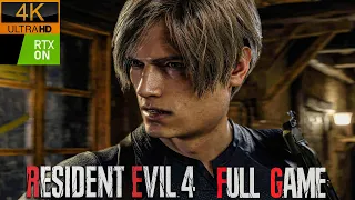 RESIDENT EVIL 4 REMAKE｜Full Game Playthrough｜4K RTX