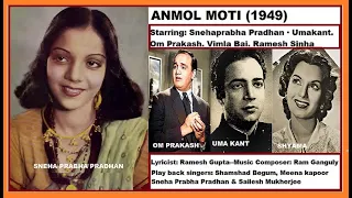 1949-Anmol Moti-01-Shamshad+Sailesh-Naino Se Nain Milake-RameshGupta-RamGanguly