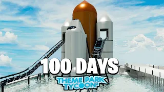 Spending 100 DAYS in Theme Park Tycoon 2