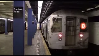 R68 D Train Action at Fordham Road