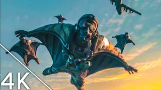 Crossfire X Wingsuit Jump Scene 4K ULTRA HD | Military Soldiers HALO JUMP Action Scene | Dubai