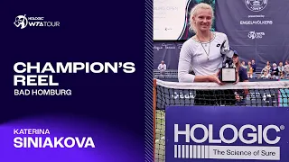 Bad Homburg champion Katerina Siniakova's TOP plays! 🏆