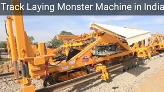 Automatic Track laying machine of Dedicated freight corridor