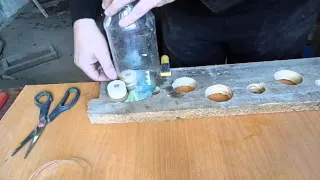 Как нарезать веревку из пластиковой бутылки/ Make a rope from a bottle