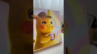 Painting Pikachu for Pokémon Day! 💛 #youtubepartner #pokemon #shorts