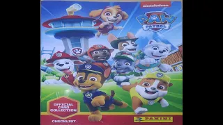 Panini 2022 COMPLETE Paw Patrol card album review.