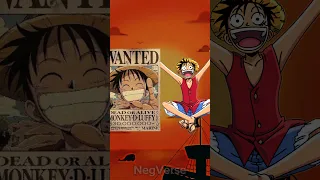 Straw Hats And Their Bounties Then And Now #anime #onepiece #luffy #zoro #manga