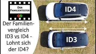 VW Vergleich ID3 vs ID4 - Lohnt sich der ID4?