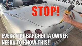 Every Fiat Barchetta owner needs to know this | Fiat Barchetta Emergency boot release cable