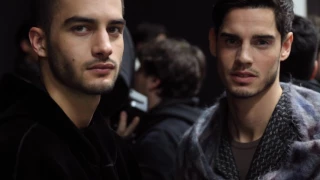 Giorgio Armani - 2017/2018 Fall Winter - Men's Fashion Show Backstage