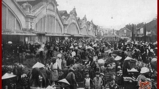 old earliest footage of Hanoi - Đồng Xuân Market in Hanoi