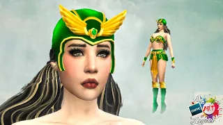 Regina as Green DARNA - Sims 4 Animation