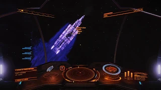 Elite Dangerous: Fleet Carrier Jumping Sequence Arrival View