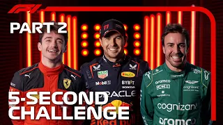 F1 Drivers Take On The Five-Second Challenge! Part 2!