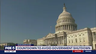 Days left till possible government shutdown