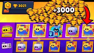 NONSTOP to 3000 TROPHIES Without Collecting BRAWL PASS! Brawl Stars