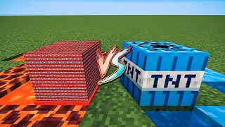 what happens if i combine these TNT in Minecraft