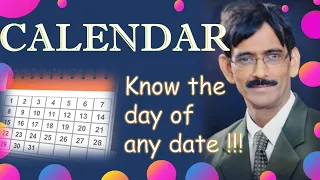 Calendar | Maths with Naresh Sir | Applied Mathematics