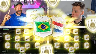 FIFA 22: FULL ICON Squad Builder Battle 🔥🔥 Wakez vs Nheisen !!