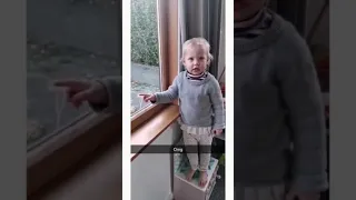 There's a fucking goat outside Funny toddler #shorts