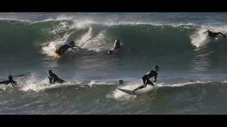 The World Surfs | BIG WAVE SURFSKI SUNSETS - 2023 01 28 #capetown  #surf #bigwaves  #downsouth