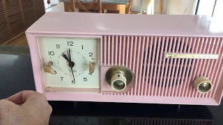 Vintage Pink AM Motorola Radio