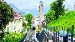 Rainy Walk In Charming City Lugano Switzerland🇨🇭SWITZERLAND Travel destinations