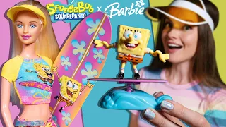 BARBIE SPONGEBOB SquarePants 2003: обзор, распаковка куклы и фигурки Спанч Боба