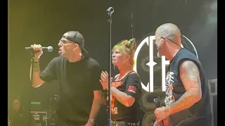 PANTERA guitarist "Dimebag"'s girlfriend Rita Hany joined band on stage w/ Randy Blythe for Walk