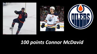 Connor McDavid reaches 100 points!