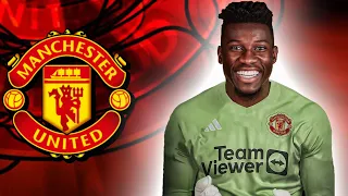 ANDRE ONANA | Welcome To Manchester United 2023 🔴 Best Saves, Rushing Outs & Distribution