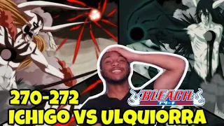 Hollow Ichigo vs Ulquiorra! Bleach Ep 270- 272 REACTION