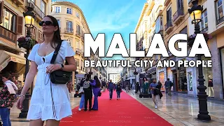 Malaga City Spain Beautiful City and People March 2024 Update Costa del Sol | Andalucía [4K]