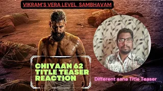 Veera Dheera Sooran - Title Teaser Reaction by Kritics Kuber | Chiyaan 62 |  Vikram | Arunkumar