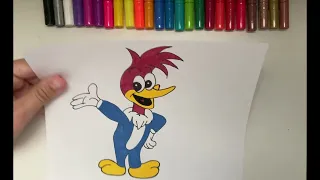 How to Draw Woody The Woodpecker | Art