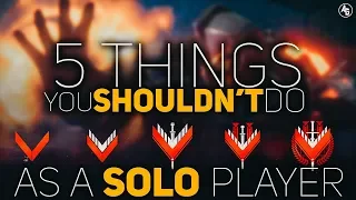 5 things you shouldn't do as a solo player in Competitive Crucible | Destiny 2