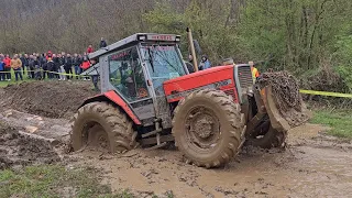 MF 3095 vožnja trupca traktorijada Tekućica 2023