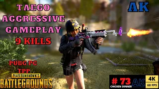 TAEGO AGGRESSIVE GAMEPLAY | PUBG PC TPP