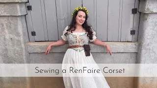 Sew a Reversible RenFaire Corset With Me! || Butterick 4669