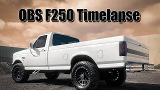 OBS Ford F250 Build Timelapse