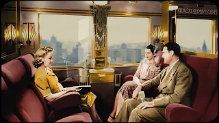 You're on the Orient Express train | Oldies music playing but you're in a dream | 8D Dreamscape ASMR