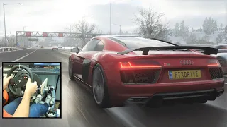 2016 AUDI R8 V10 PLUS - Forza Horizon 4 | Thrustmaster gameplay